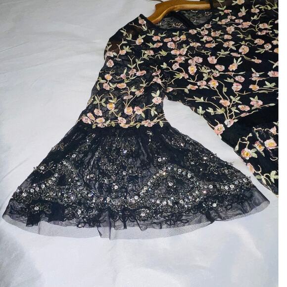 NWT Needle & Thread x BHLDN Climbing Blossom Dress - Women's Size 6 - Picture 5 of 16